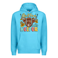 Ocean Blue dont be a salty heifer Premium Hoodie - MaliasSmallBusiness
