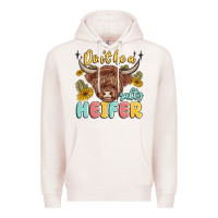 Pale Pink dont be a salty heifer Premium Hoodie - MaliasSmallBusiness