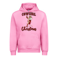 Fuchsia Pink cowgirl christmas Urban Hoodie - MaliasSmallBusiness