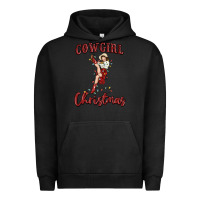 Pigment Black cowgirl christmas Urban Hoodie - MaliasSmallBusiness