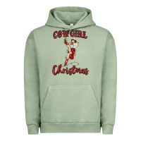 Pigment Oil Green cowgirl christmas Urban Hoodie - MaliasSmallBusiness