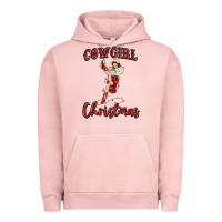 Pigment Salmon cowgirl christmas Urban Hoodie - MaliasSmallBusiness