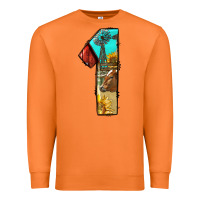 Carrot farm life alphabet numbers 1 Premium Sweatshirt - BundleAndBundleShop