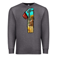 Charcoal Heather farm life alphabet numbers 1 Premium Sweatshirt - BundleAndBundleShop
