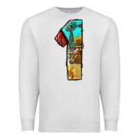 Oatmeal Heather farm life alphabet numbers 1 Premium Sweatshirt - BundleAndBundleShop