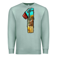 Seafoam farm life alphabet numbers 1 Premium Sweatshirt - BundleAndBundleShop