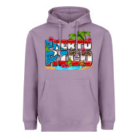 Lavender puerto rico and flowers with frog Heavyweight Hoodie - AdoDesignShop