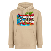 Mushroom puerto rico and flowers with frog Heavyweight Hoodie - AdoDesignShop