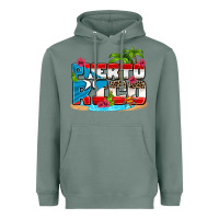 Sage puerto rico and flowers with frog Heavyweight Hoodie - AdoDesignShop