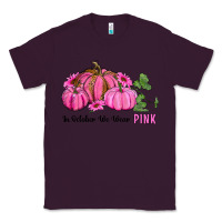 Plum in october we wear pink pumpkin and sunflowers Classic Tee - RanaPortraitStore