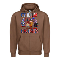 Chestnut Chillin' with my gnomies 4th of July Zipper Hoodie - CowGirlArtShop