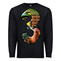 Black farm life alphabet numbers 3 Premium Sweatshirt - BundleAndBundleShop
