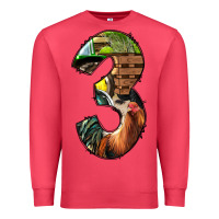 Cardinal farm life alphabet numbers 3 Premium Sweatshirt - BundleAndBundleShop