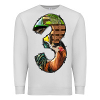 Dove Grey farm life alphabet numbers 3 Premium Sweatshirt - BundleAndBundleShop
