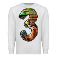 Oatmeal Heather farm life alphabet numbers 3 Premium Sweatshirt - BundleAndBundleShop