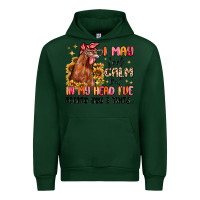 Forest Green i may look calm but in my head i've pecked you Urban Hoodie - MaliasSmallBusiness