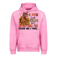 Fuchsia Pink i may look calm but in my head i've pecked you Urban Hoodie - MaliasSmallBusiness