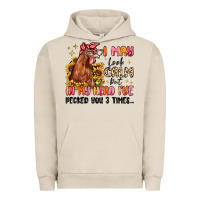 Pigment French Oak i may look calm but in my head i've pecked you Urban Hoodie - MaliasSmallBusiness