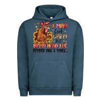 Pigment Midnight Navy i may look calm but in my head i've pecked you Urban Hoodie - MaliasSmallBusiness