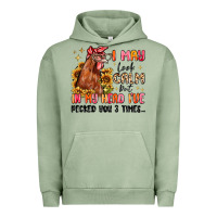 Pigment Oil Green i may look calm but in my head i've pecked you Urban Hoodie - MaliasSmallBusiness
