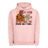 Pigment Salmon i may look calm but in my head i've pecked you Urban Hoodie - MaliasSmallBusiness