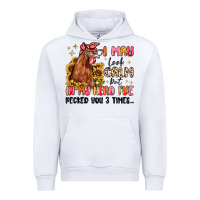 White i may look calm but in my head i've pecked you Urban Hoodie - MaliasSmallBusiness