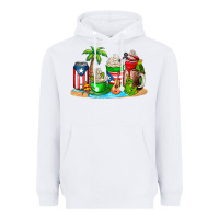 White puerto rico coffee cups Heavyweight Hoodie - AdoDesignShop