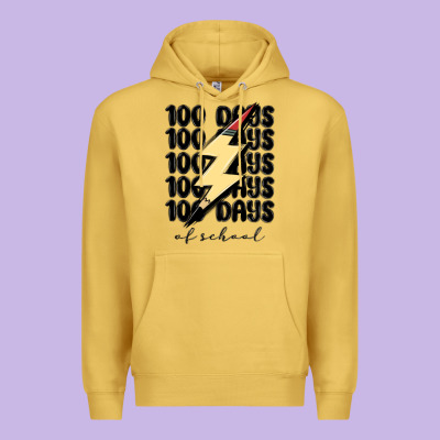 100 Days Of School Premium Hoodie Designed By Maliassmallbusiness
