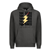 Charcoal Heather 100 days of school Premium Hoodie - MaliasSmallBusiness