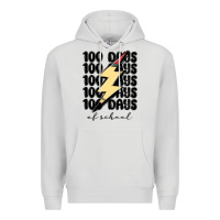 Dove Grey 100 days of school Premium Hoodie - MaliasSmallBusiness