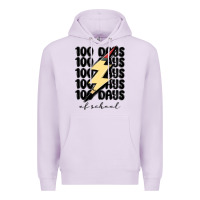 Lilac 100 days of school Premium Hoodie - MaliasSmallBusiness