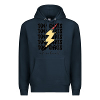 Navy 100 days of school Premium Hoodie - MaliasSmallBusiness