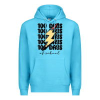 Ocean Blue 100 days of school Premium Hoodie - MaliasSmallBusiness