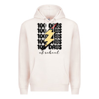 Pale Pink 100 days of school Premium Hoodie - MaliasSmallBusiness