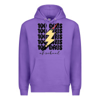 Purple 100 days of school Premium Hoodie - MaliasSmallBusiness