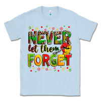 Dusty Blue never let them forget Classic Tee - Zillion Design Studio
