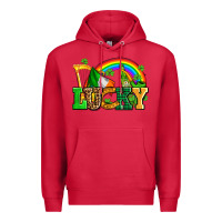 Cardinal lucky with st patricks elements Premium Hoodie - AdoDesignShop