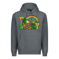 Rock lucky with st patricks elements Premium Hoodie - AdoDesignShop