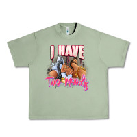 Oil Green I have two moods sneaker and heels Urban Heavy Tee - RanaPortraitStore