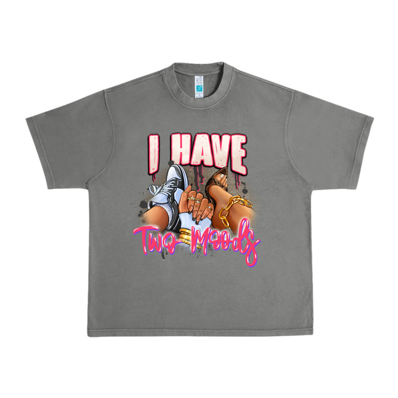 I Have Two Moods Sneaker And Heels Urban Heavy Tee by RanaPortraitStore | Teevron