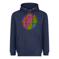 Navy halloween leopard patch 5 Heavyweight Hoodie - BundleAndBundleShop