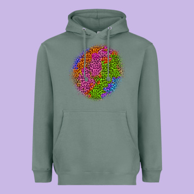 Halloween Leopard Patch 5 Heavyweight Hoodie Designed By Bundleandbundleshop