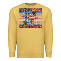 Antique Gold western usa soldier love tumbler Premium Sweatshirt - Artiststas