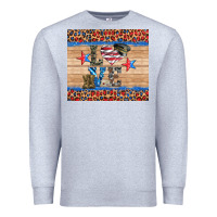 Heather Grey western usa soldier love tumbler Premium Sweatshirt - Artiststas