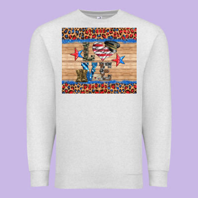 Western Usa Soldier Love Tumbler Premium Sweatshirt Designed By Artiststas