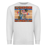 Oatmeal Heather western usa soldier love tumbler Premium Sweatshirt - Artiststas