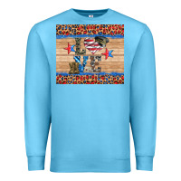 Ocean Blue western usa soldier love tumbler Premium Sweatshirt - Artiststas
