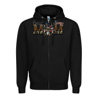 Black proud army mom Zipper Hoodie - SublimationCraftShop