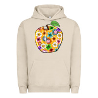 Pigment French Oak colorful flora apple teacher Urban Hoodie - NancyCooperArtShop