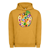 Pigment Peanut Butter colorful flora apple teacher Urban Hoodie - NancyCooperArtShop